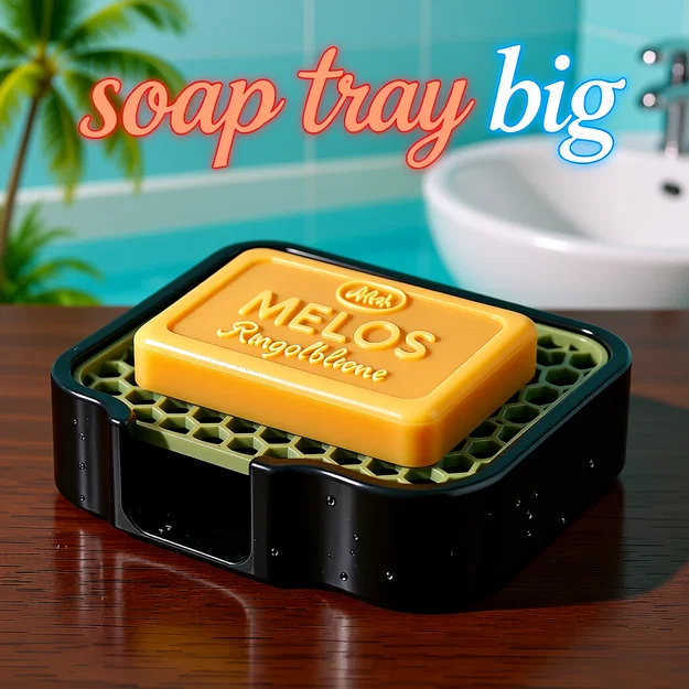 Khay đựng xà phòng V2 (cho bánh xà phòng kích thước lớn) - Image 1