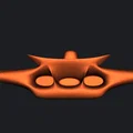 Mô hình máy bay trang trí để bàn thiết kế hiện đại 3D - Thumbnail 2