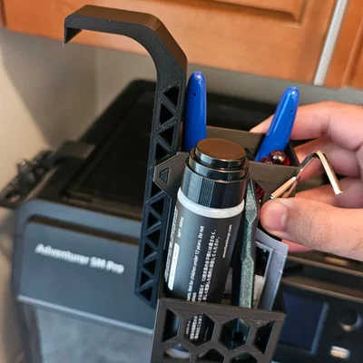 Giá treo dụng cụ lớn tích hợp móc treo scraper cho Flashforge AD5M Pro