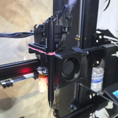 Giá Đỡ Bút Vẽ (Pen Plotter) Cho Ender 3 V2 Dùng Sprite Extruder