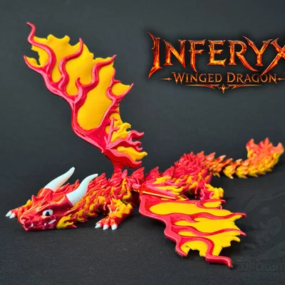 Inferyx - Rồng Lửa Có Cánh Khớp Nối Linh Hoạt