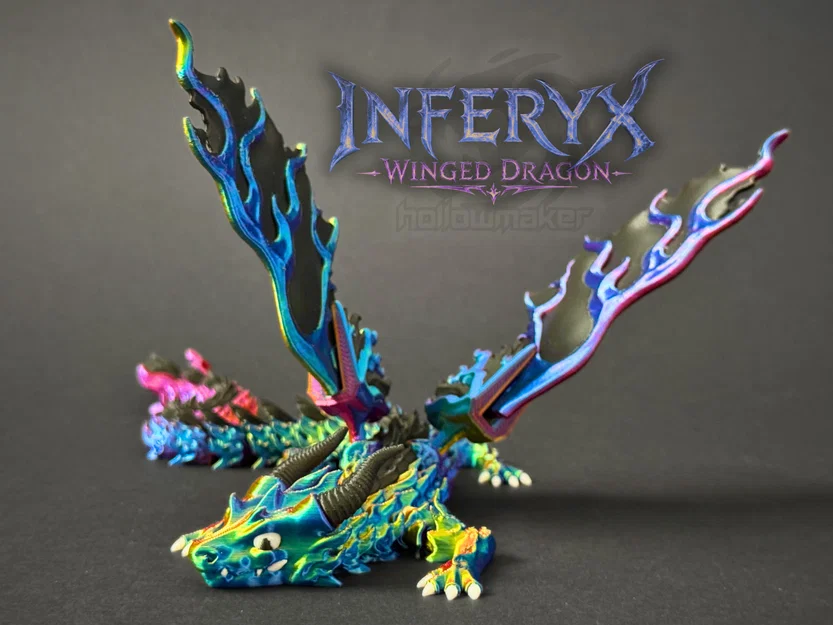 Inferyx - Rồng Lửa Có Cánh Khớp Nối Linh Hoạt - Image 2