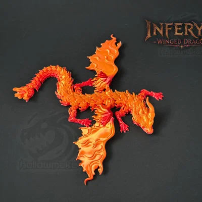 Inferyx - Rồng Lửa Có Cánh Khớp Nối Linh Hoạt