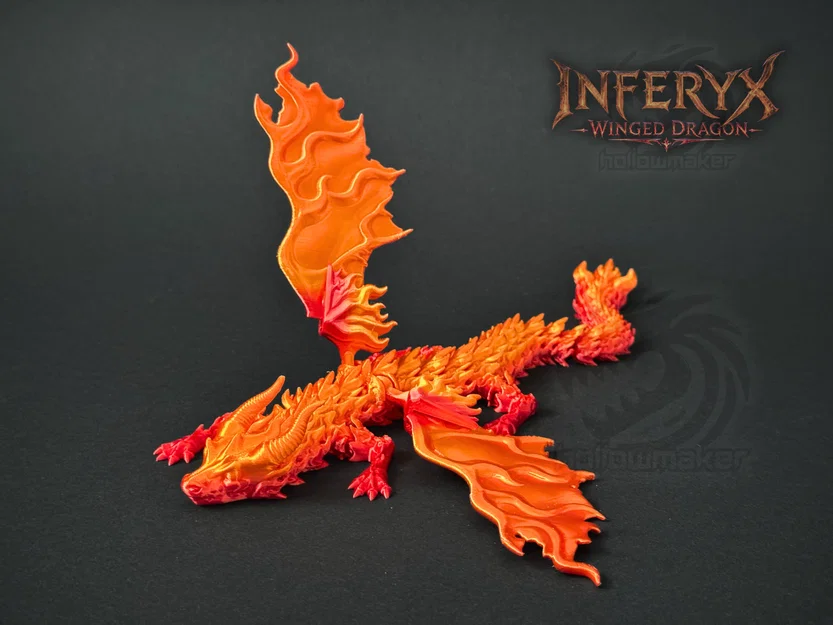 Inferyx - Rồng Lửa Có Cánh Khớp Nối Linh Hoạt - Image 4
