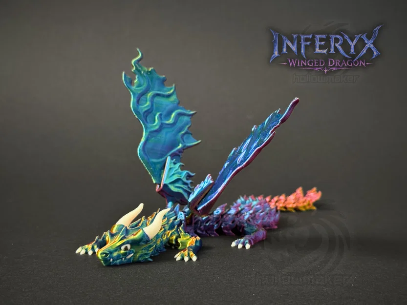 Inferyx - Rồng Lửa Có Cánh Khớp Nối Linh Hoạt - Image 5