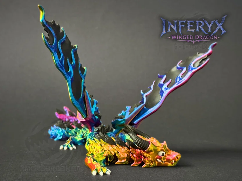 Inferyx - Rồng Lửa Có Cánh Khớp Nối Linh Hoạt - Image 6