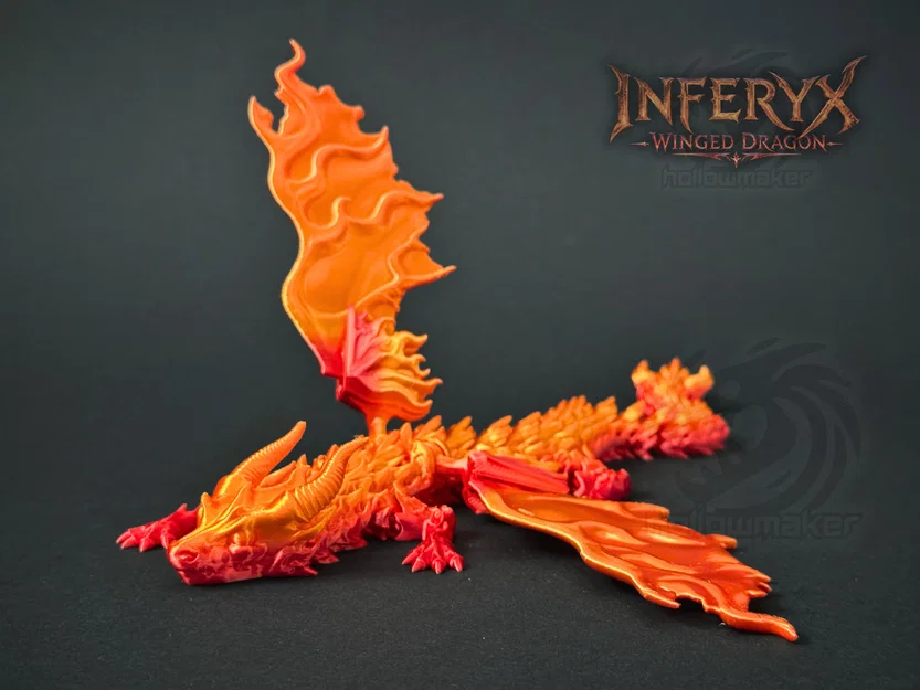 Inferyx - Rồng Lửa Có Cánh Khớp Nối Linh Hoạt - Image 7