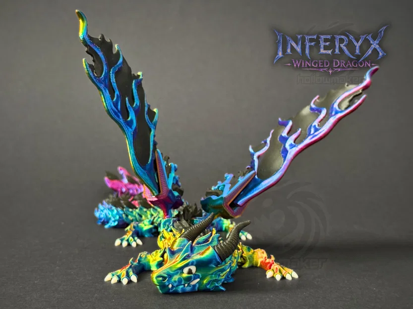 Inferyx - Rồng Lửa Có Cánh Khớp Nối Linh Hoạt - Image 8