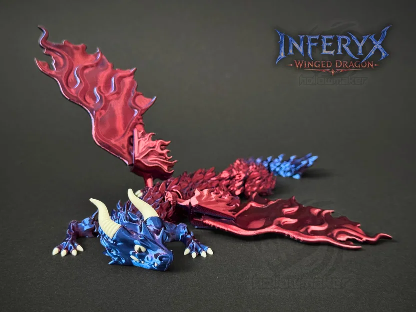 Inferyx - Rồng Lửa Có Cánh Khớp Nối Linh Hoạt - Image 11