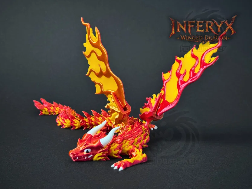 Inferyx - Rồng Lửa Có Cánh Khớp Nối Linh Hoạt - Image 12