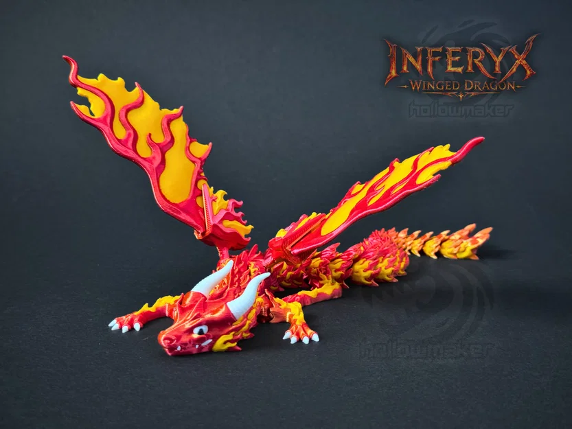 Inferyx - Rồng Lửa Có Cánh Khớp Nối Linh Hoạt - Image 13