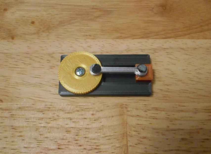Mô hình đồ chơi cơ cấu trượt quay (Reciprocating Slide Fidget) 3D - Image 1