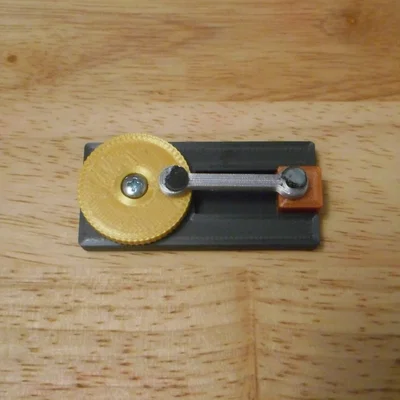 Mô hình đồ chơi cơ cấu trượt quay (Reciprocating Slide Fidget) 3D