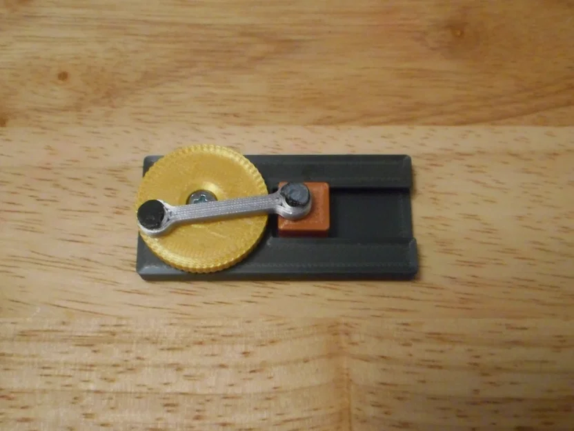 Mô hình đồ chơi cơ cấu trượt quay (Reciprocating Slide Fidget) 3D - Image 2