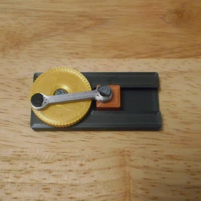 Mô hình đồ chơi cơ cấu trượt quay (Reciprocating Slide Fidget) 3D
