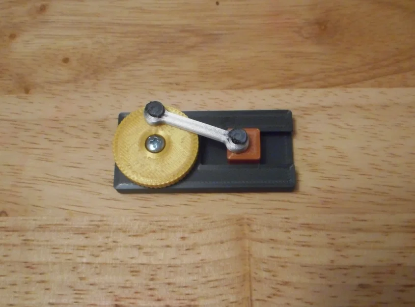 Mô hình đồ chơi cơ cấu trượt quay (Reciprocating Slide Fidget) 3D - Image 3