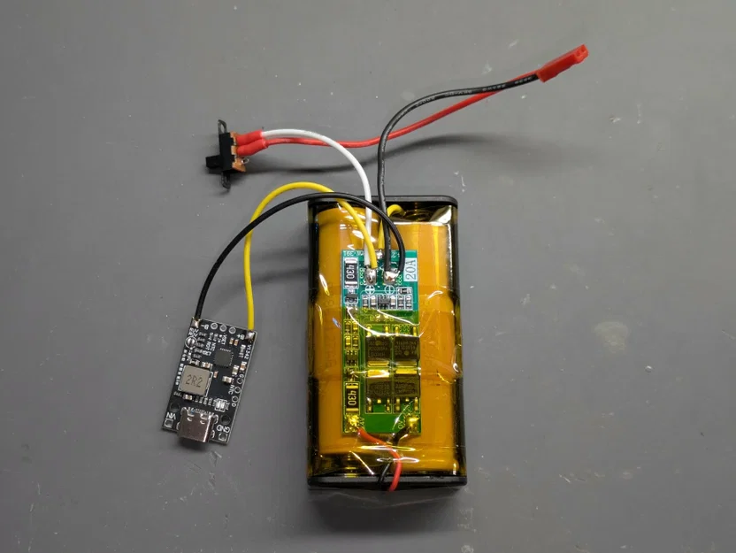 Bộ Gắn Pin Ngoài 2S 18650 Cho Flysky NV14 Nirvana - Image 5