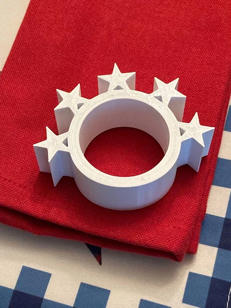 Vòng Giữ Khăn Ăn Hình Ngôi Sao (Star Napkin Ring) - Image 1