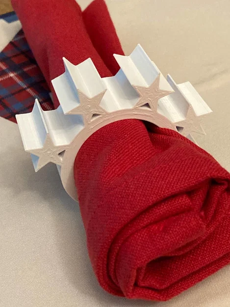 Vòng Giữ Khăn Ăn Hình Ngôi Sao (Star Napkin Ring) - Image 2