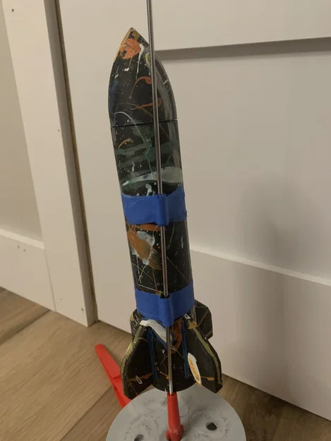 Mô hình tên lửa C6-5 Rocket: Hướng dẫn in 3D chi tiết - Image 1