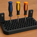 Giá treo tua vít họa tiết tổ ong 3D - Giải pháp sắp xếp gọn gàng - Thumbnail 1