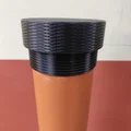 Đầu bịt ren KGEM 160mm - Phụ kiện in 3D cho ống thoát nước - Thumbnail 2