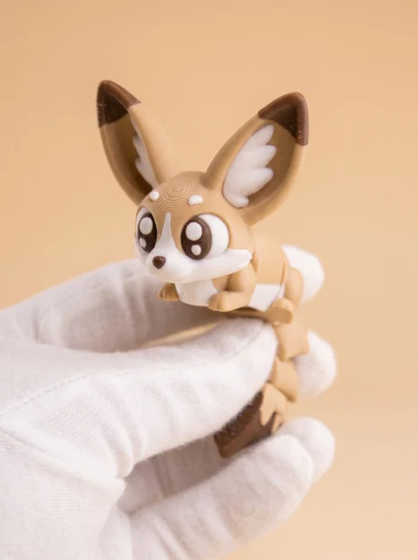 Cáo Fennec Khớp Nối (Flexi Fennec Fox) - Đồ chơi/Móc khóa - Image 2