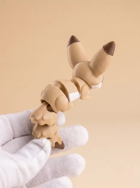 Cáo Fennec Khớp Nối (Flexi Fennec Fox) - Đồ chơi/Móc khóa - Image 3