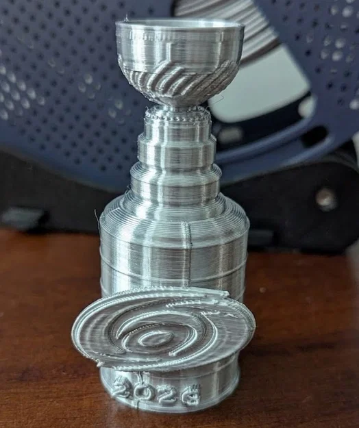 Mô hình Mini Stanley Cup Carolina Hurricanes 2026 kèm Logo - Image 2