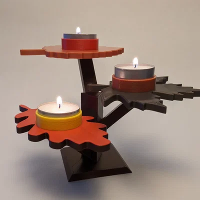 Đế nến Tealight theo mùa (Seasonal Tea Light Stand)