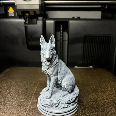 Tượng Chó Berger (German Shepherd) – Mô hình điêu khắc chân thực
