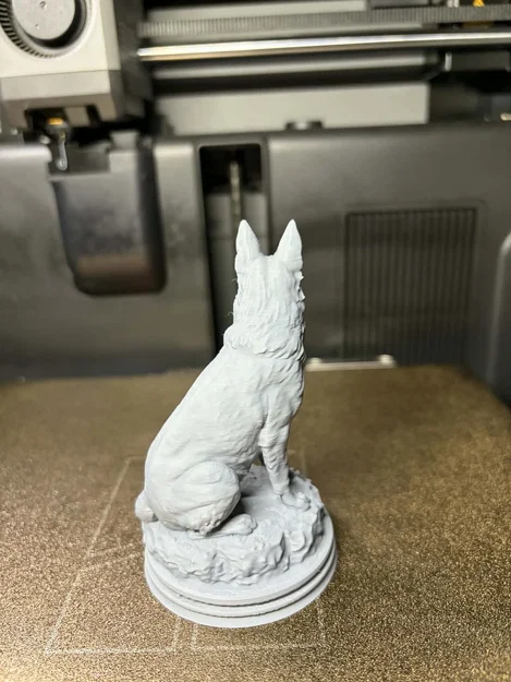 Tượng Chó Berger (German Shepherd) – Mô hình điêu khắc chân thực - Image 3