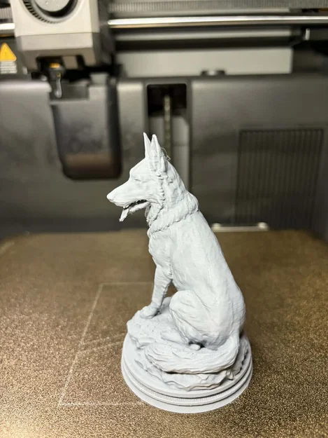 Tượng Chó Berger (German Shepherd) – Mô hình điêu khắc chân thực - Image 4