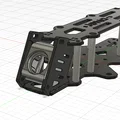 Ngàm gắn lens DJI O4 cho khung Jeno 5 inch - Thiết kế không ốc vít - Thumbnail 2