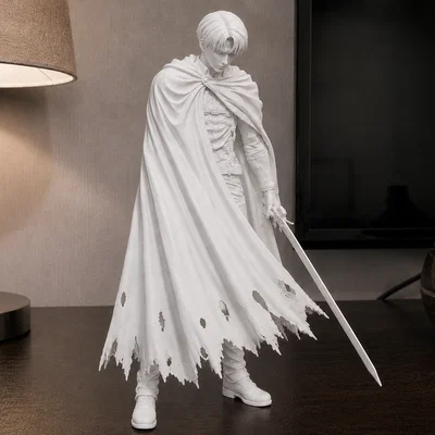 Attack on Titan: Mô hình Levi Ackerman khoác áo choàng