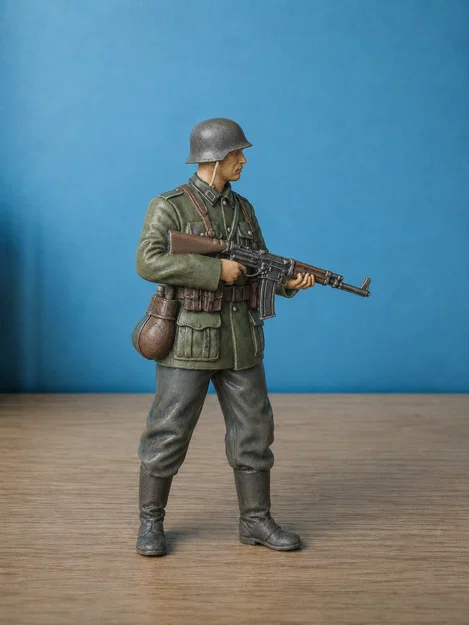 Người lính bộ binh WWII – Mô hình quân sự chi tiết - Image 1