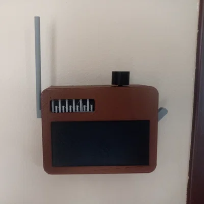 Nắp công tắc đèn phong cách Radio cổ điển