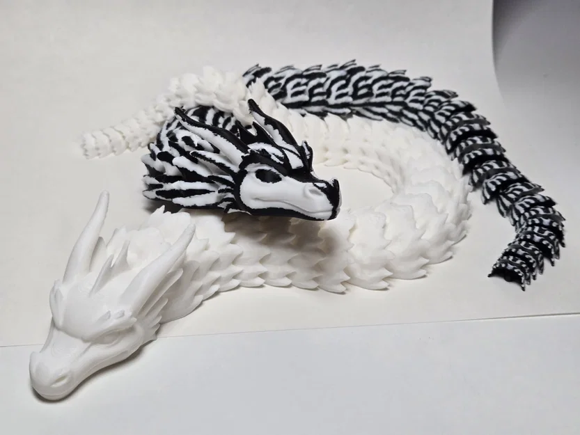 Mô hình rồng khớp nối Articulated Dragon - Carbon Crust in 3D - Image 3