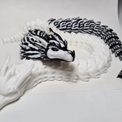 Mô hình rồng khớp nối Articulated Dragon - Carbon Crust in 3D