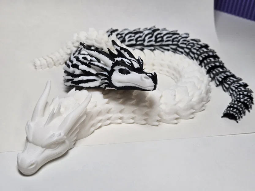 Mô hình rồng khớp nối Articulated Dragon - Carbon Crust in 3D - Image 4