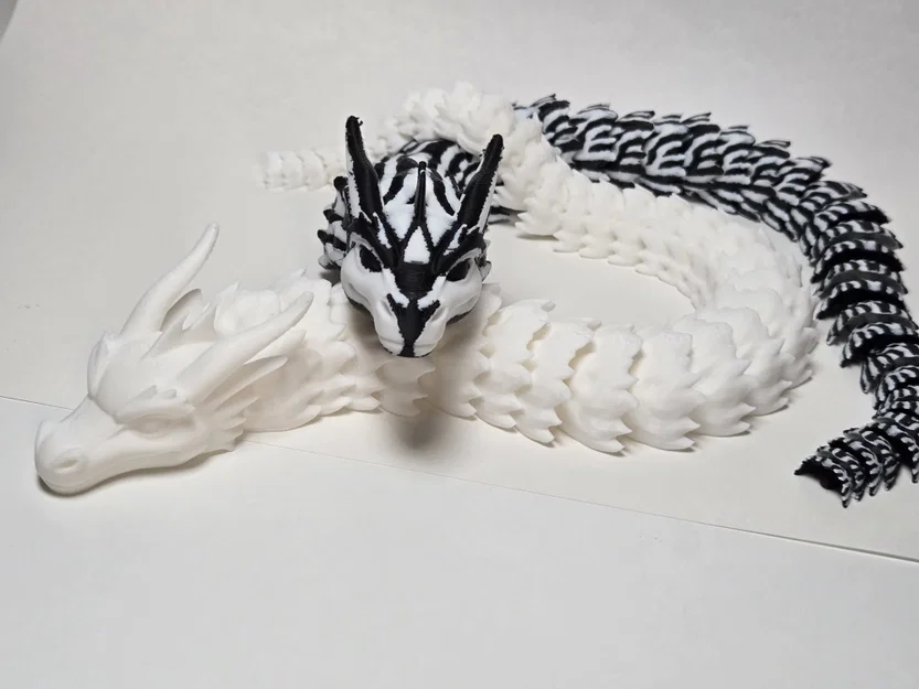 Mô hình rồng khớp nối Articulated Dragon - Carbon Crust in 3D - Image 5