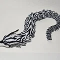 Mô hình rồng khớp nối Articulated Dragon - Carbon Crust in 3D - Thumbnail 7