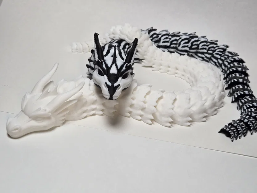 Mô hình rồng khớp nối Articulated Dragon - Carbon Crust in 3D - Image 10