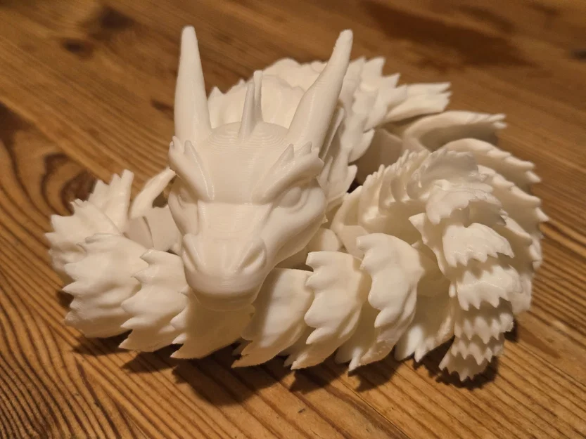 Mô hình rồng khớp nối Articulated Dragon - Carbon Crust in 3D - Image 11