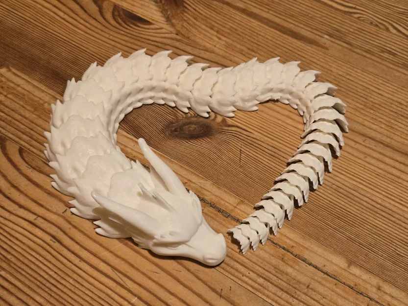 Mô hình rồng khớp nối Articulated Dragon - Carbon Crust in 3D - Image 17