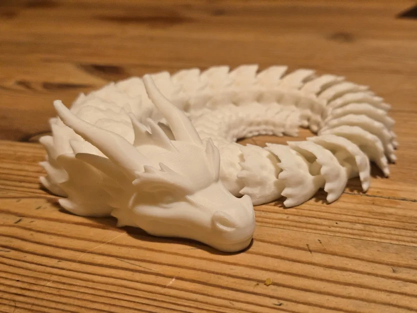Mô hình rồng khớp nối Articulated Dragon - Carbon Crust in 3D - Image 19