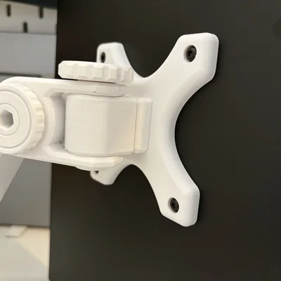 Ngàm chuyển đổi VESA 75x75 sang 18x18 M4 cho hệ thống Multifunction Arm (cỡ nhỏ)