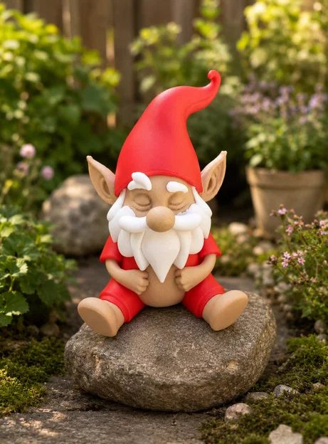 Mô hình chú lùn ngủ gật (Sleepy Garden Gnome) - Image 1