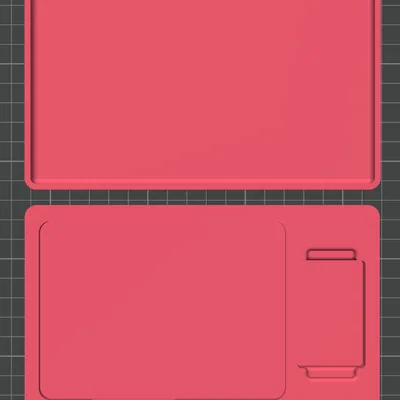 Hộp đựng con dấu và khay mực JP Stamp Case in 3D tiện lợi