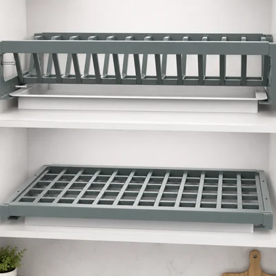 Giá úp bát đĩa dạng Module lắp trong tủ bếp